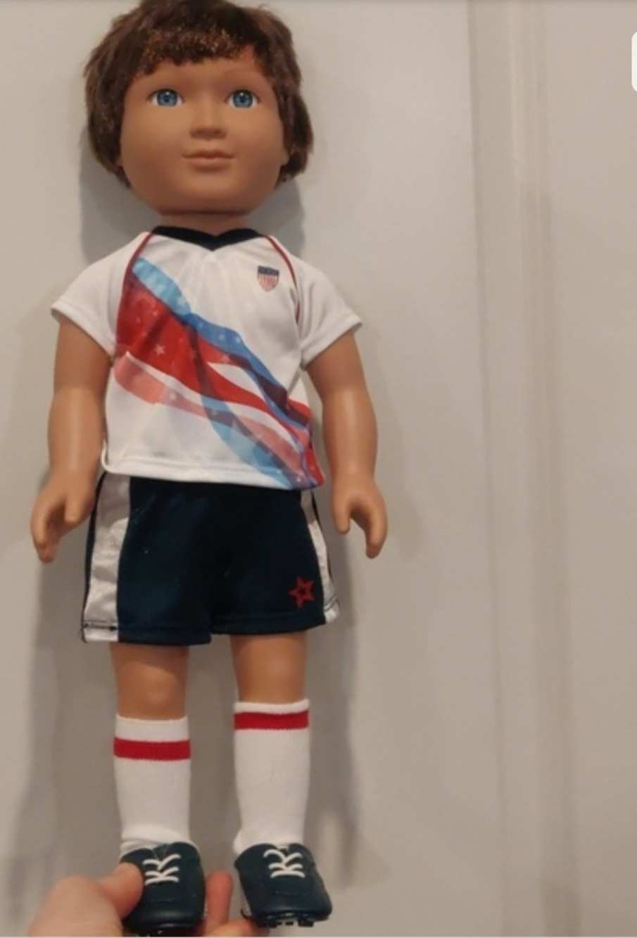 My Life Ryans World Doll Soccer Star with Blue Eyes and Brown Hair